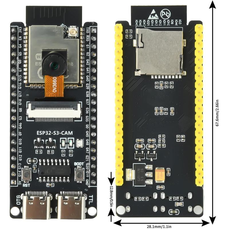ESP32-S3-CAM Board With OV3660 - Esp32 Wifi Bluetooth Module 评论和价格