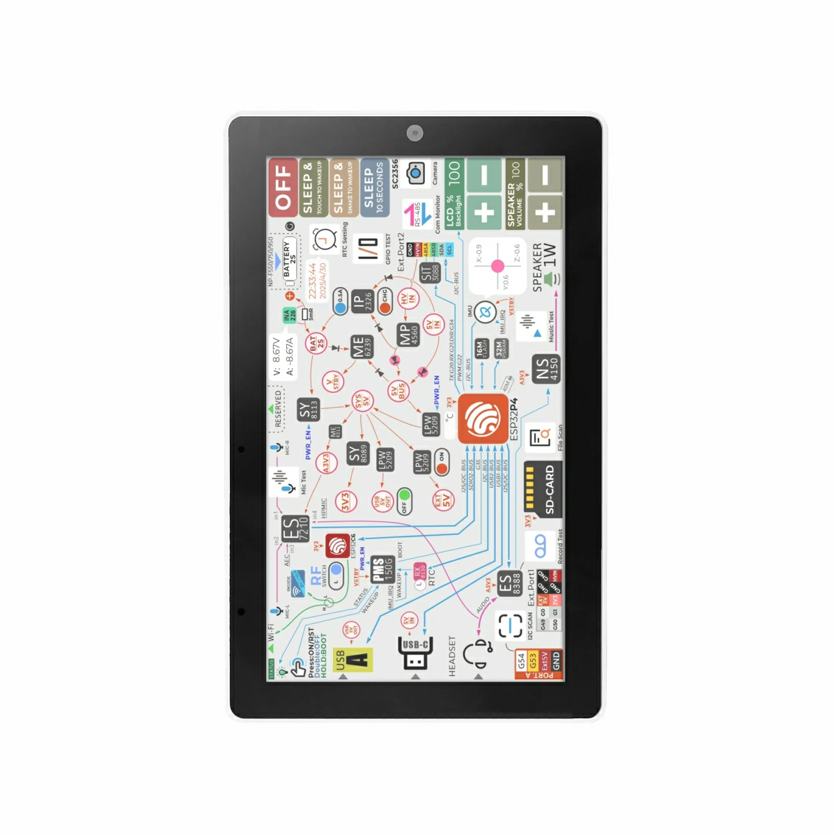 M5Stack TAB5 Portable Smart Io - Esp32 P4 评论和价格