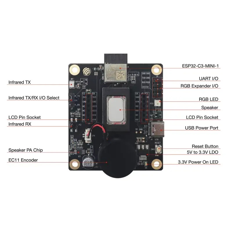 ESP32-C3-LCDkit Development Bo - Esp32 Development Board 评论和价格
